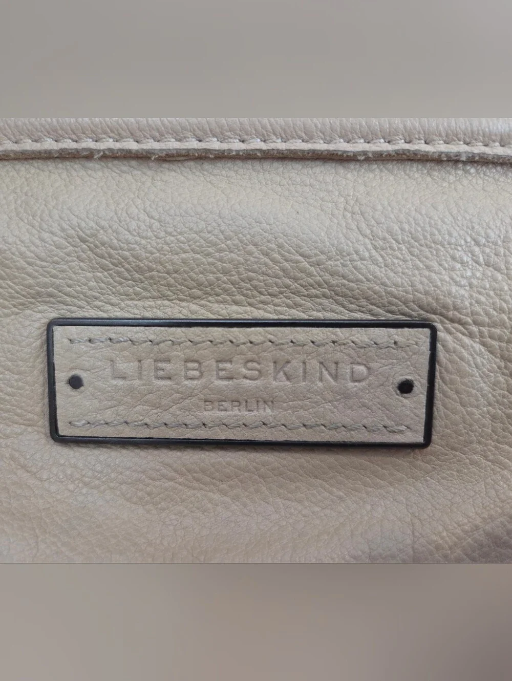 Liebeskind Leather Shoulder Bag with Front Zip